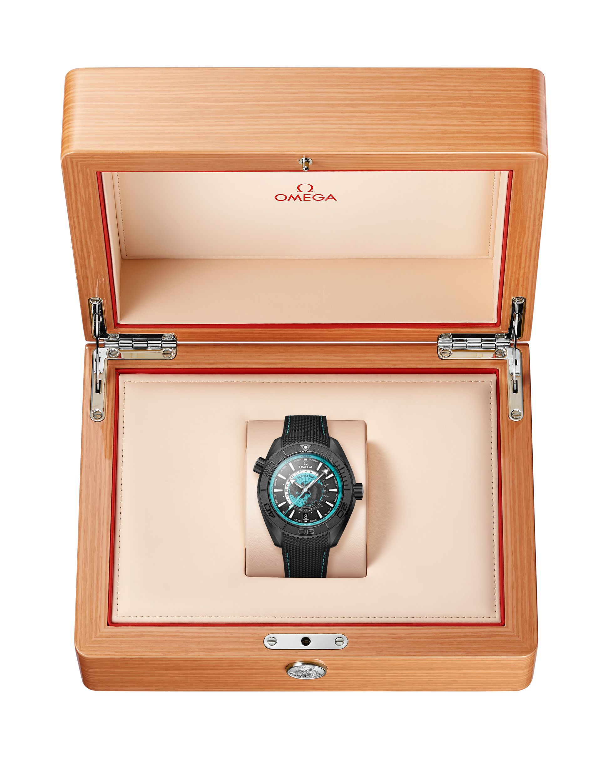 Seamaster Planet Ocean 600M 45.5 mm, black ceramic on rubber strap