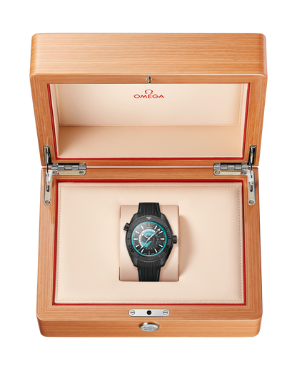 Seamaster Planet Ocean 600M 45.5 mm, black ceramic on rubber strap