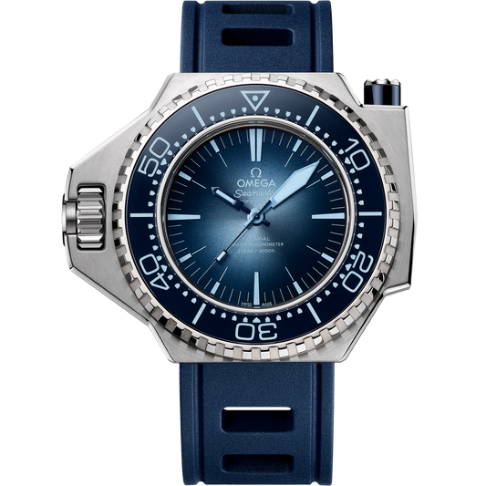 Seamaster Ploprof 1200M 55 x 45 mm, O‑MEGASTEEL on rubber strap