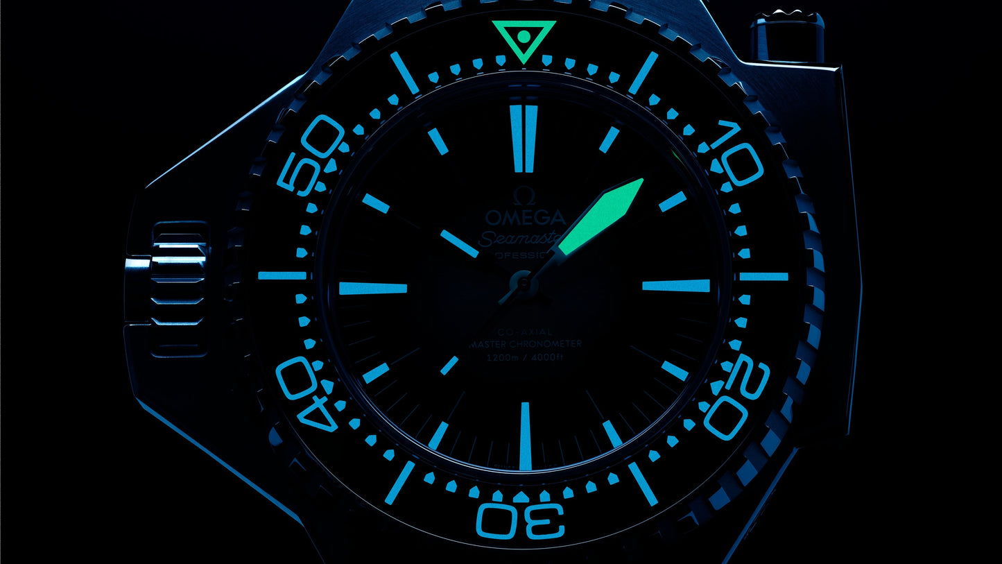 Seamaster Ploprof 1200M 55 x 45 mm, O‑MEGASTEEL on rubber strap