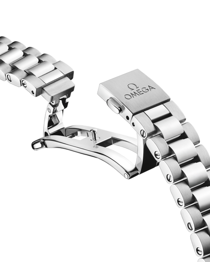 Seamaster Railmaster 38 mm, steel on steel