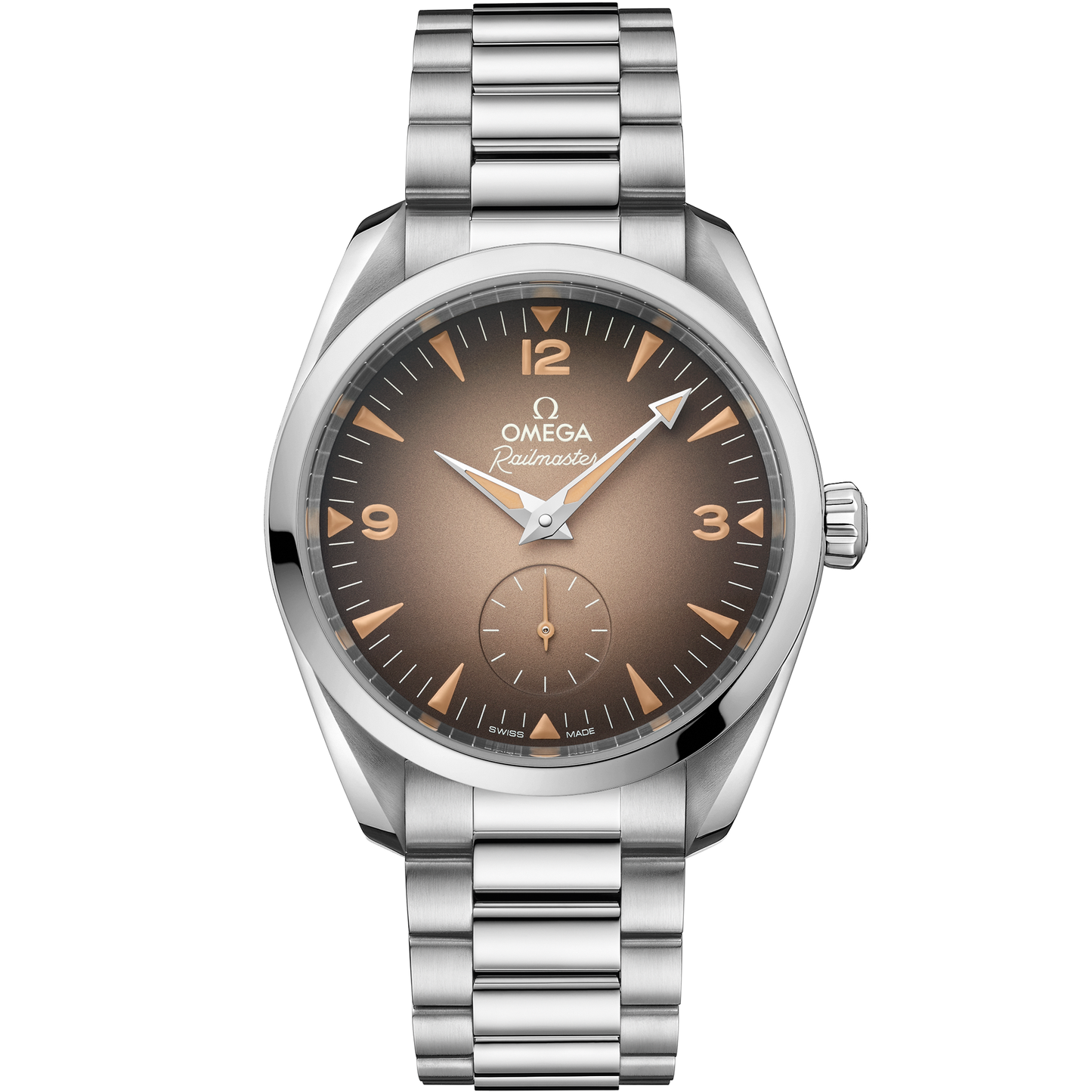 Seamaster Railmaster 38 mm, steel on steel