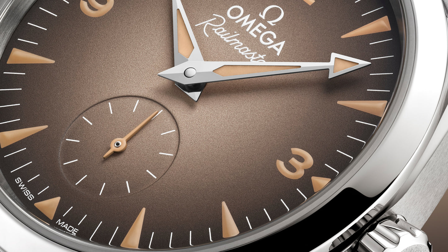 Seamaster Railmaster 38 mm, steel on steel