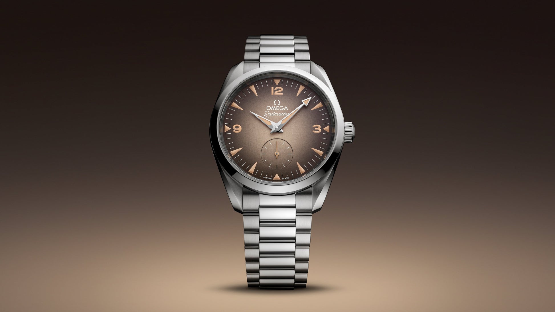 Seamaster Railmaster 38 mm, steel on steel