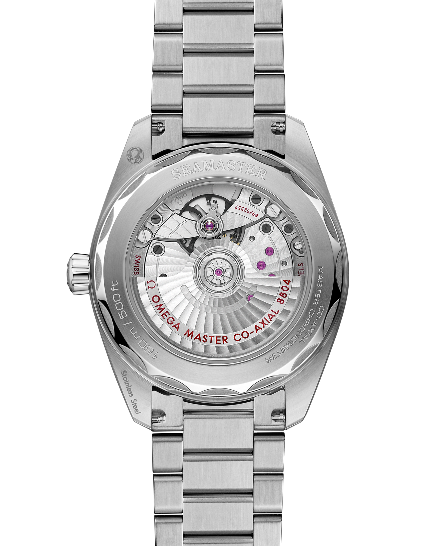 Seamaster Railmaster 38 mm, steel on steel