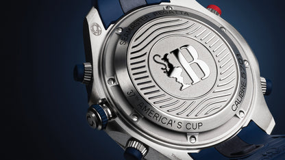 Seamaster Regatta 46.75 mm, titanium on rubber strap