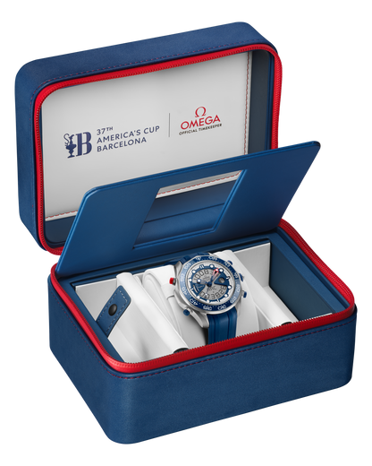 Seamaster Regatta 46.75 mm, titanium on rubber strap