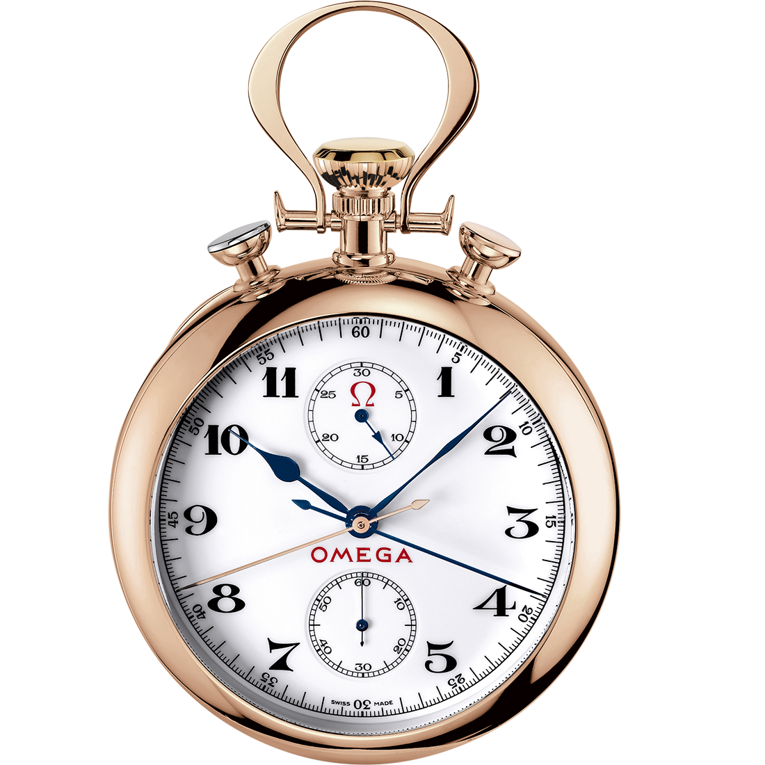 Specialities Olympic Pocket Watch 1932 70 mm, red gold
