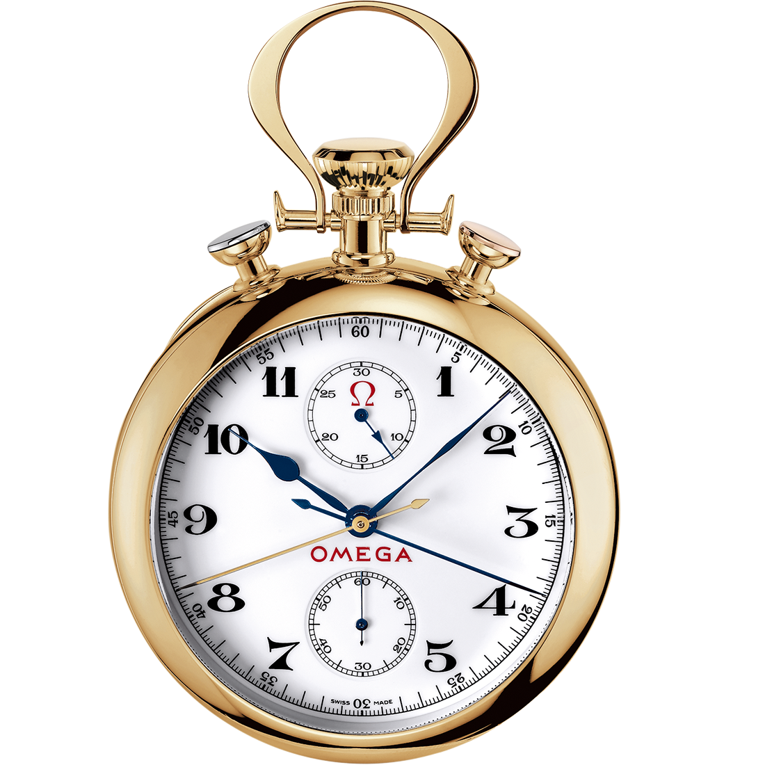 Specialities Olympic Pocket Watch 1932 70 mm, yellow gold