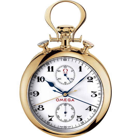 Specialities Olympic Pocket Watch 1932 70 mm, yellow gold