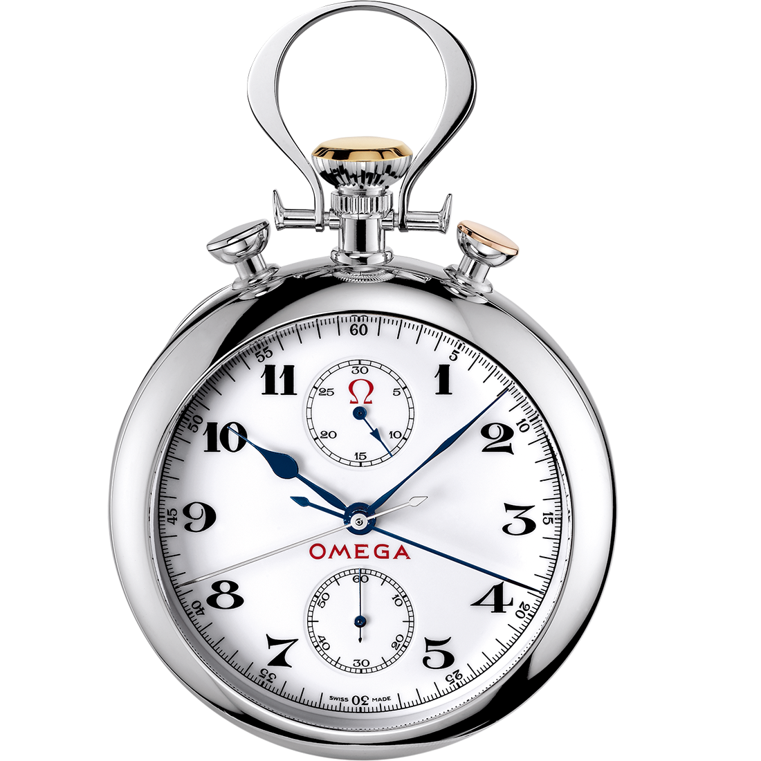 Specialities Olympic Pocket Watch 1932 70 mm, white gold