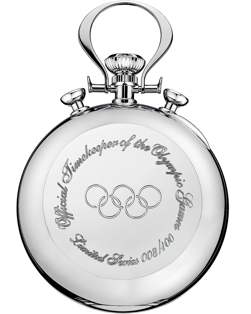 Specialities Olympic Pocket Watch 1932 70 mm, white gold