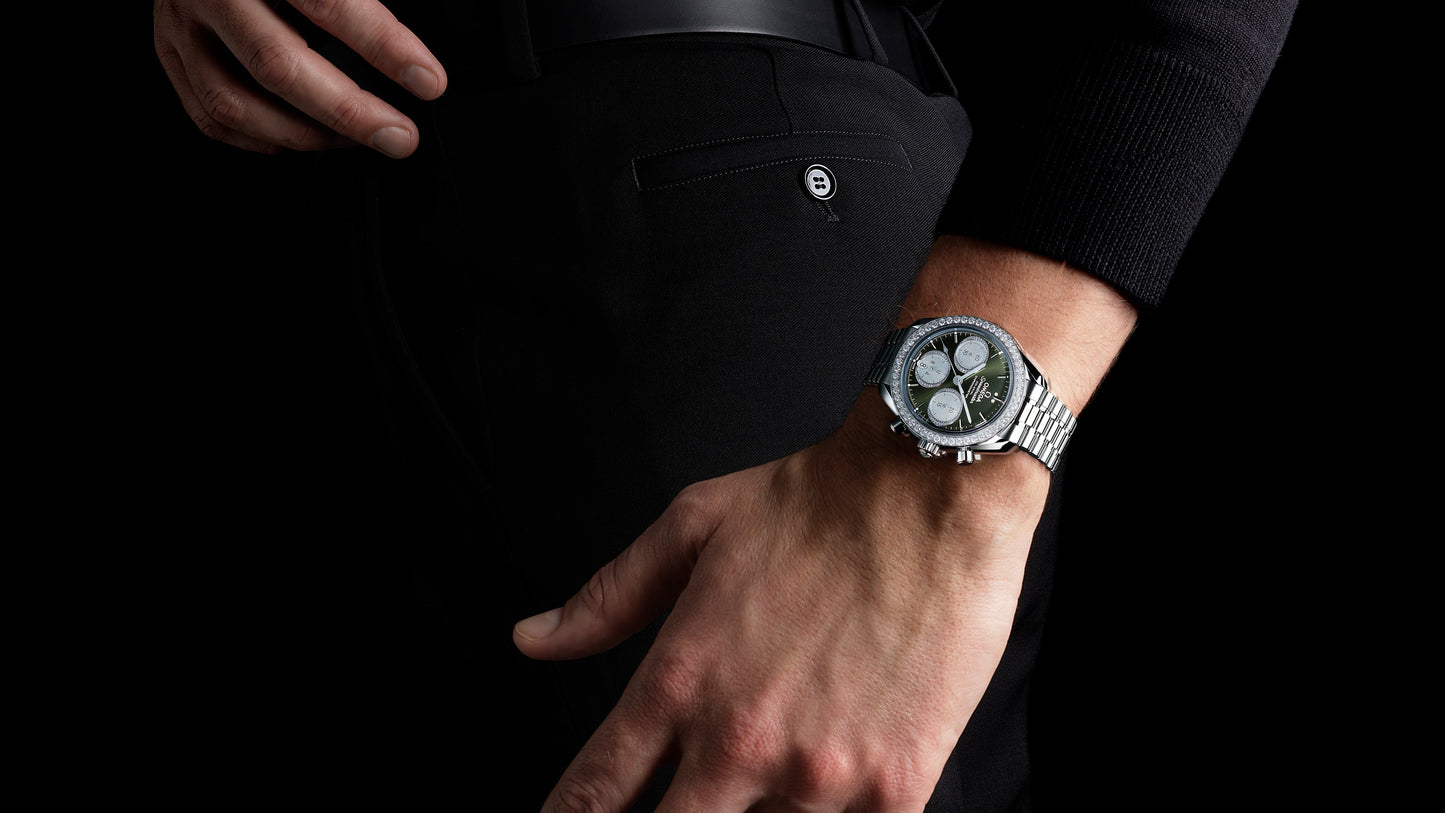 Speedmaster 38 38 mm, steel on steel