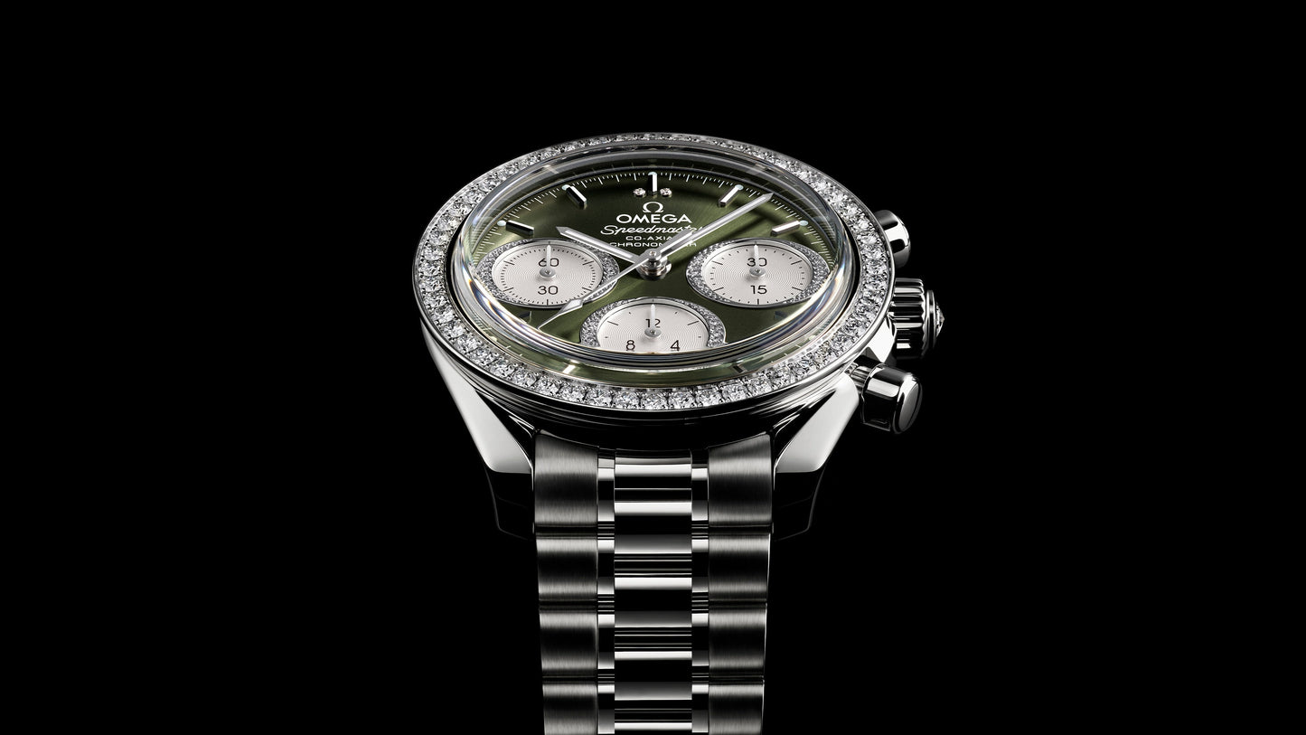 Speedmaster 38 38 mm, steel on steel
