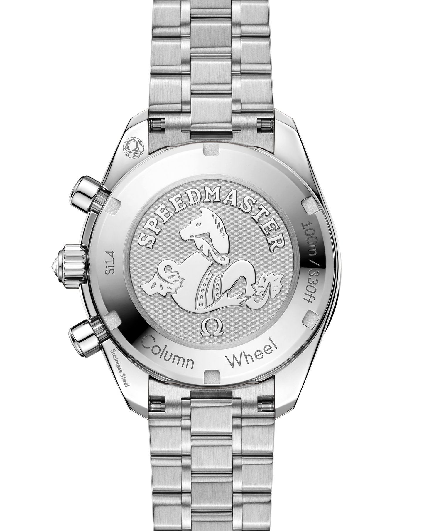 Speedmaster 38 38 mm, steel on steel