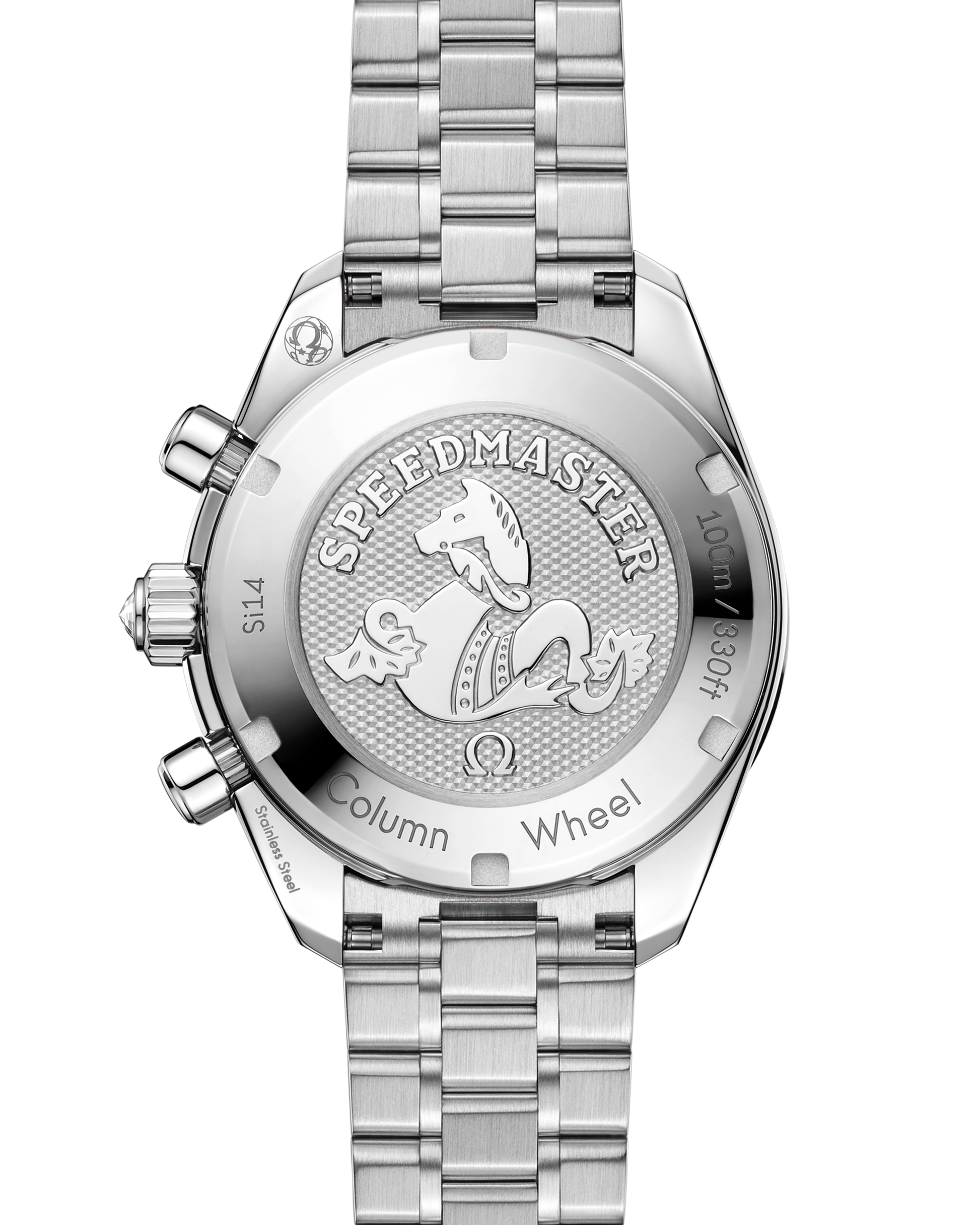 Speedmaster 38 38 mm, steel on steel