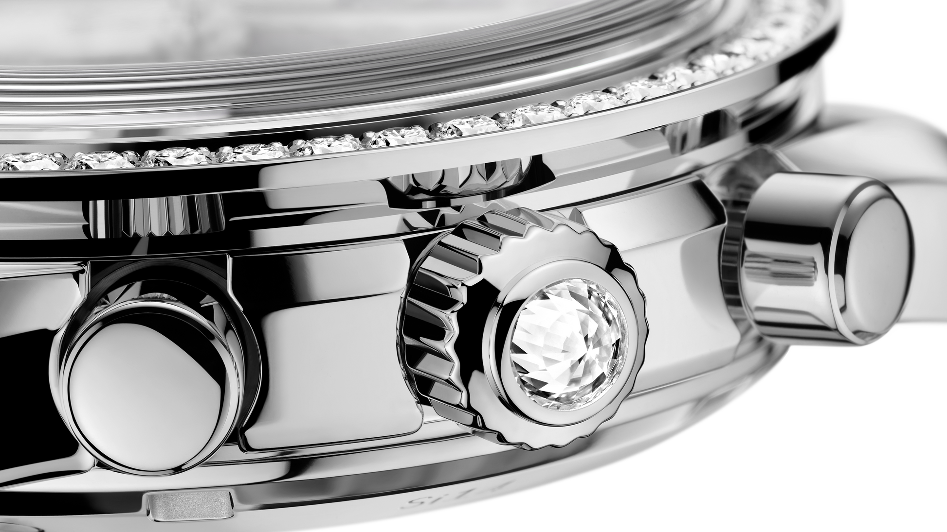 Speedmaster 38 38 mm, steel on alligator