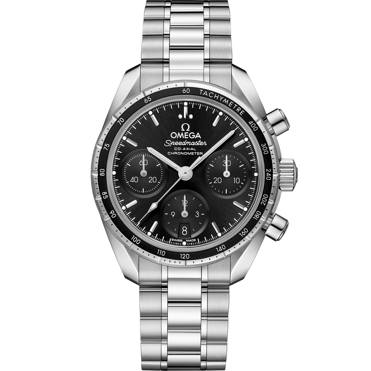 Speedmaster 38 38 mm, steel on steel