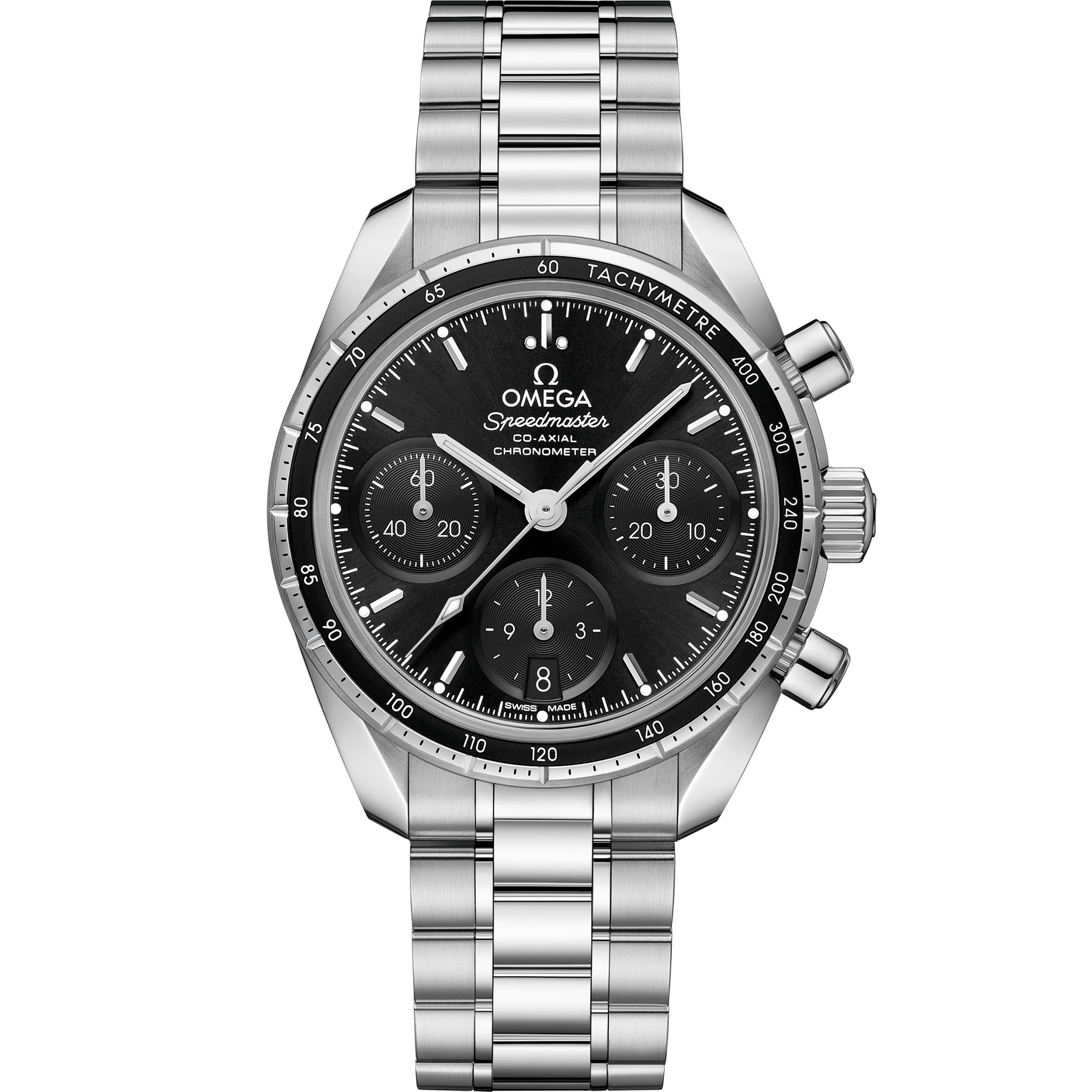 Speedmaster 38 38 mm, steel on steel