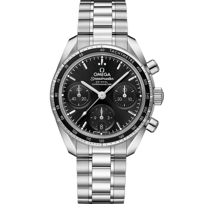 Speedmaster 38 38 mm, steel on steel