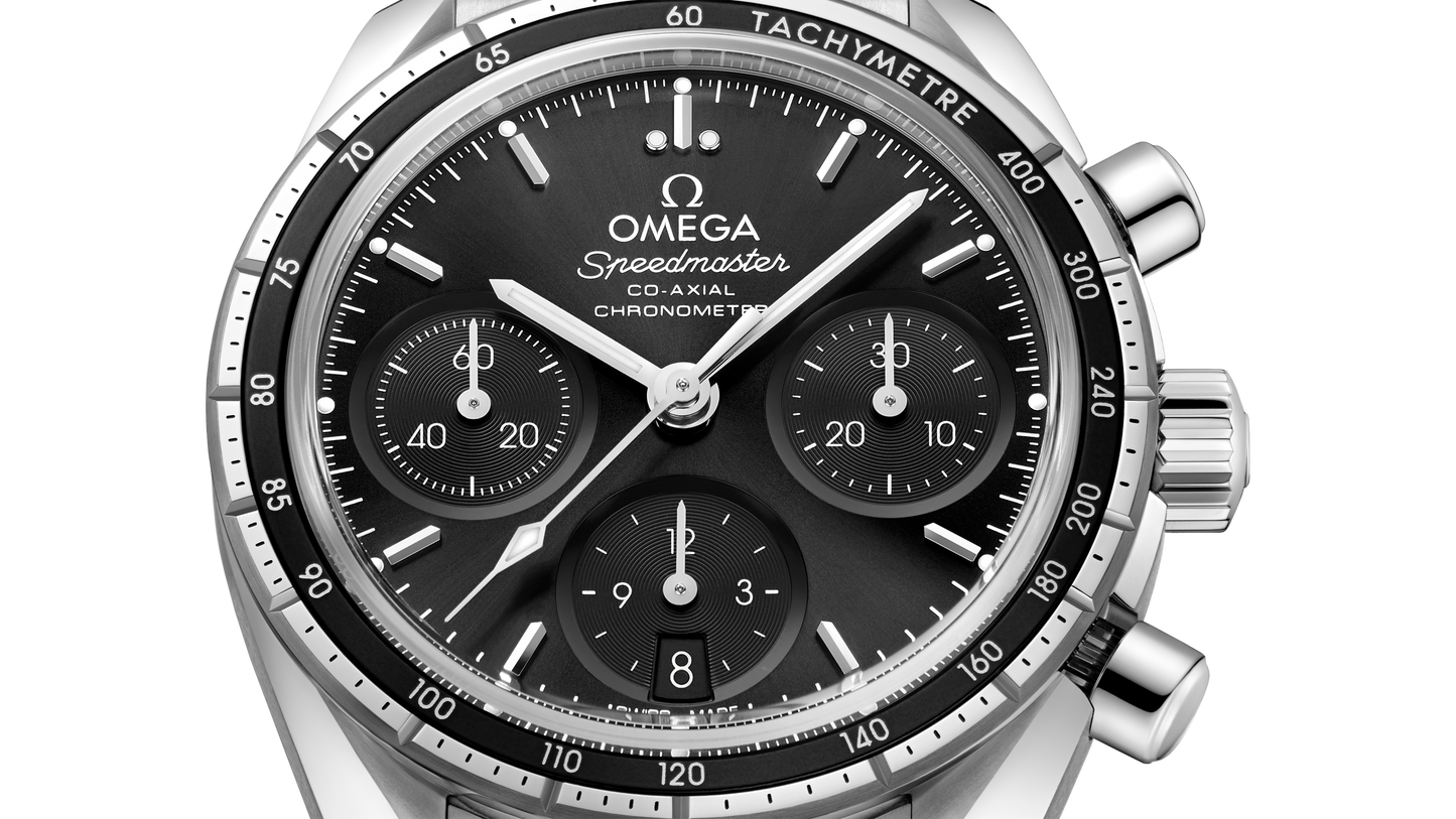 Speedmaster 38 38 mm, steel on steel