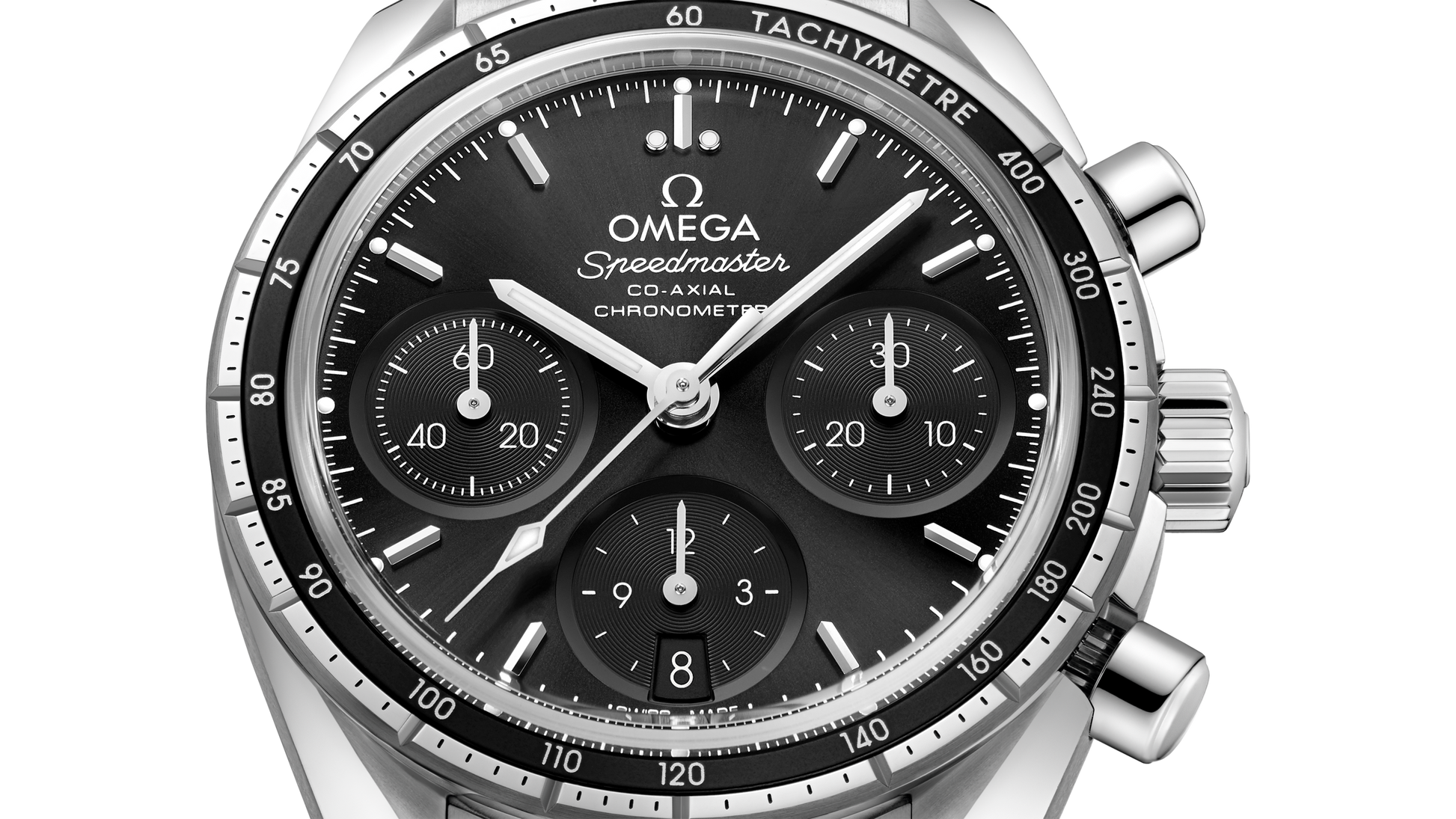 Speedmaster 38 38 mm, steel on steel
