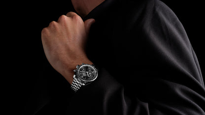 Speedmaster 38 38 mm, steel on steel