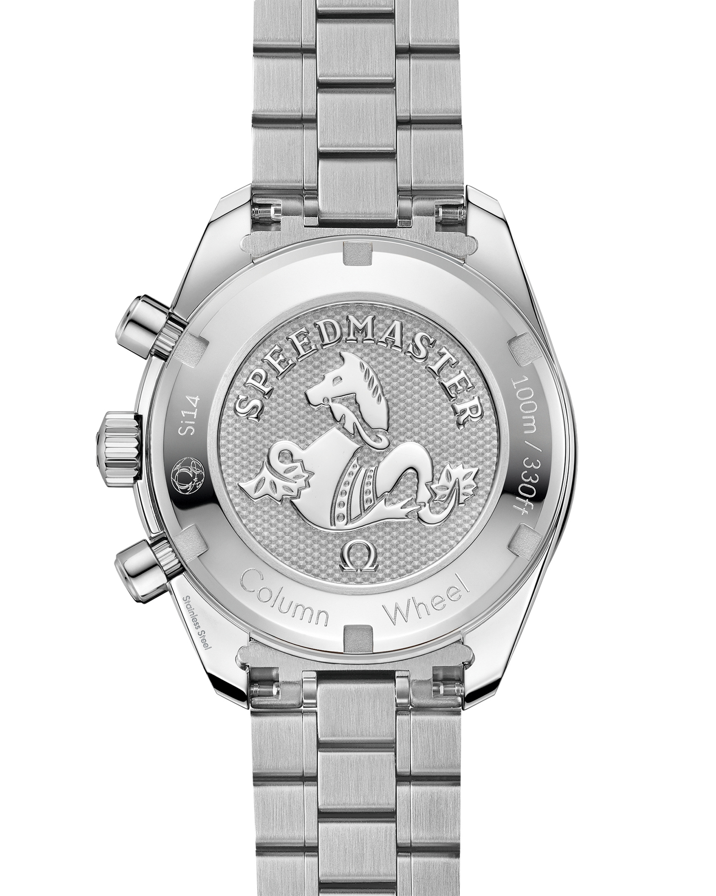 Speedmaster 38 38 mm, steel on steel