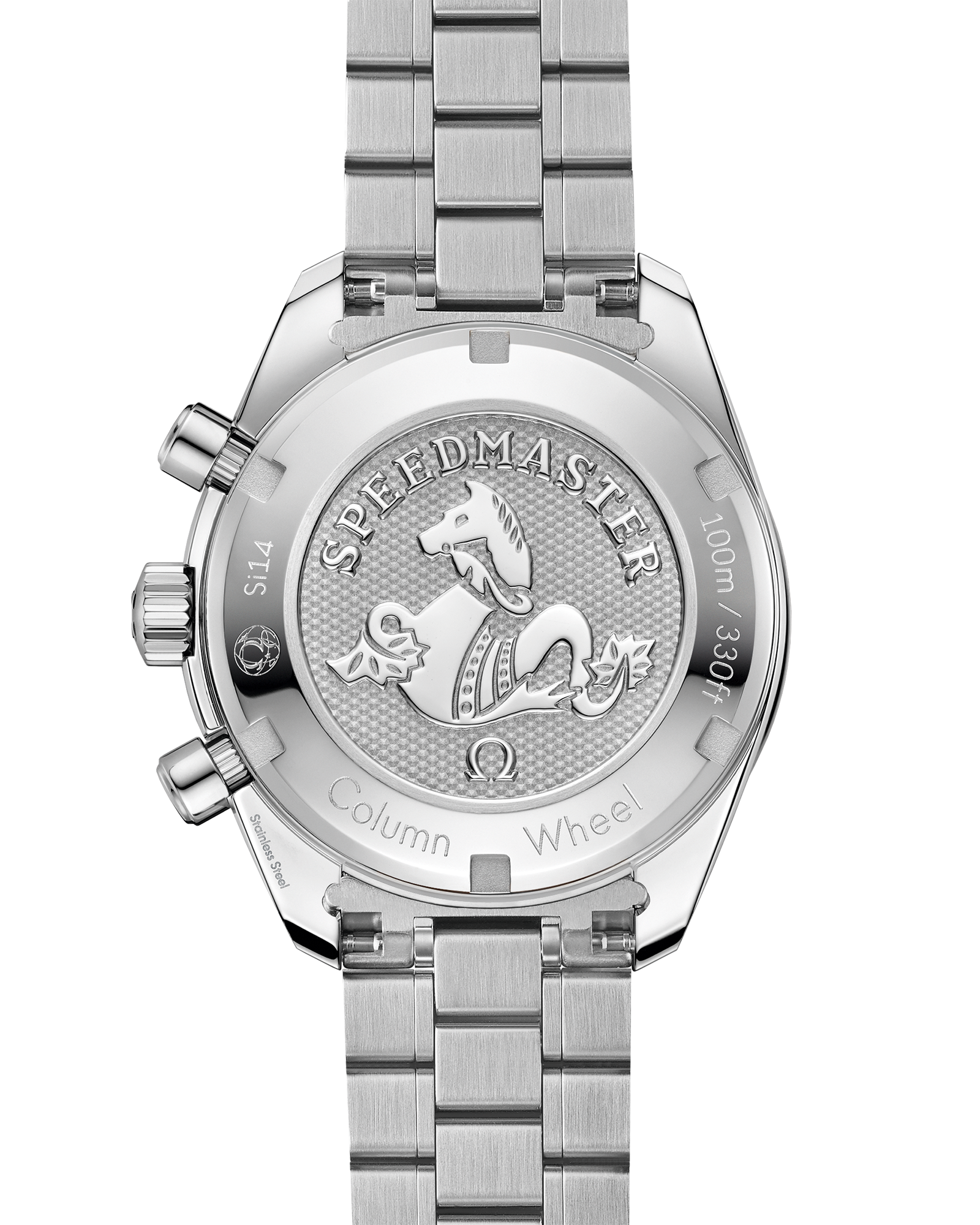 Speedmaster 38 38 mm, steel on steel