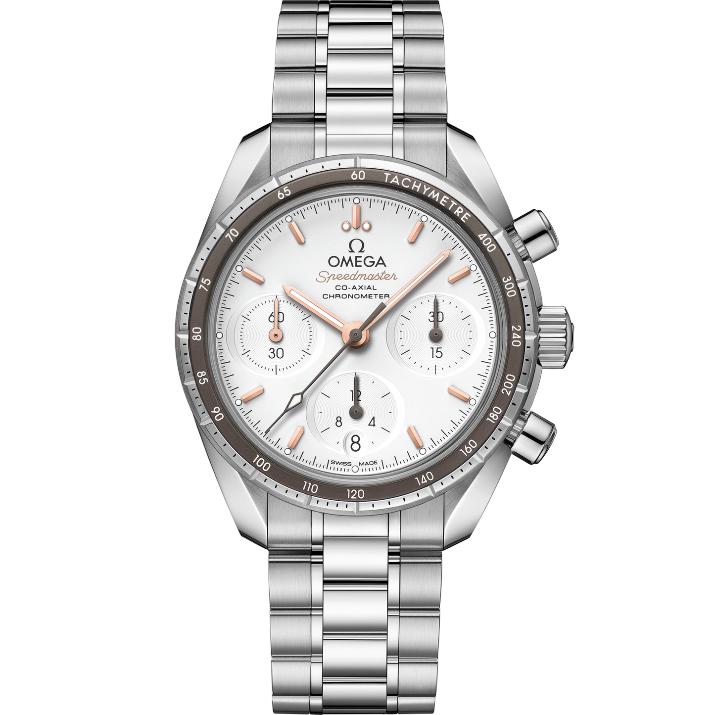 Speedmaster 38 38 mm, steel on steel