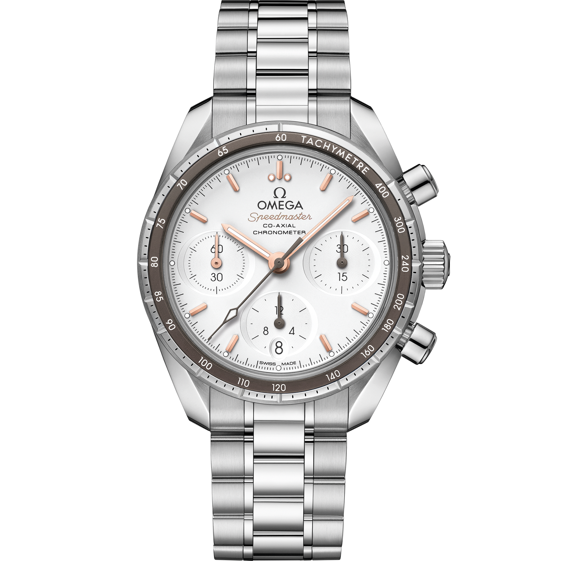 Speedmaster 38 38 mm, steel on steel