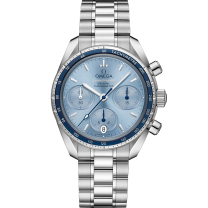 Speedmaster 38 38 mm, steel on steel