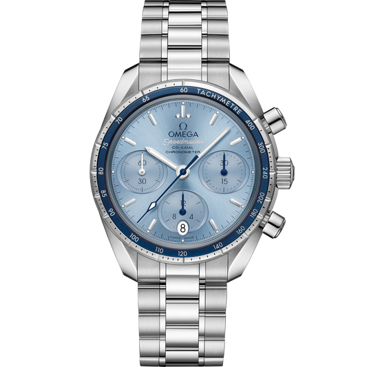 Speedmaster 38 38 mm, steel on steel