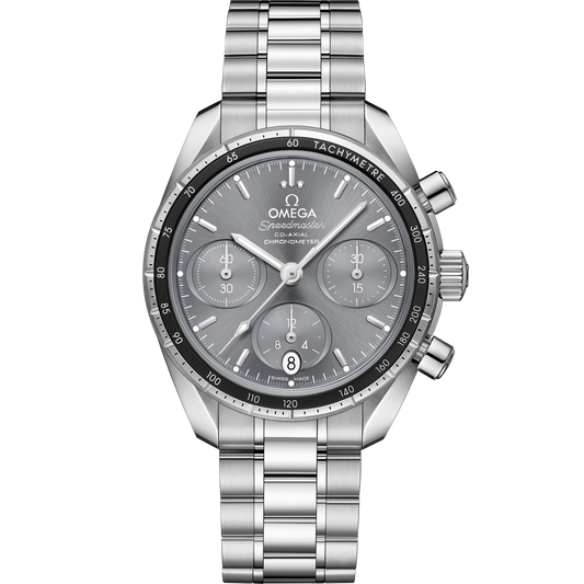 Speedmaster 38 38 mm, steel on steel