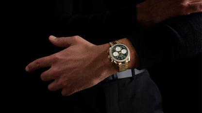 Speedmaster 38 38 mm, Moonshine™ gold on Moonshine™ gold