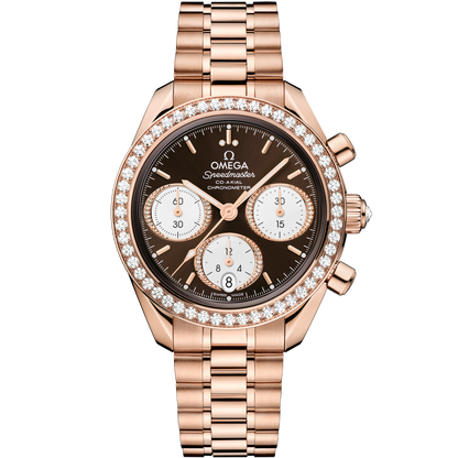 Speedmaster 38 38 mm, Sedna™ gold on Sedna™ gold