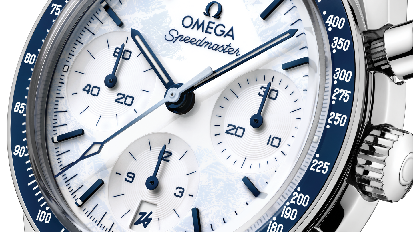 Speedmaster 38 38 mm, steel on steel