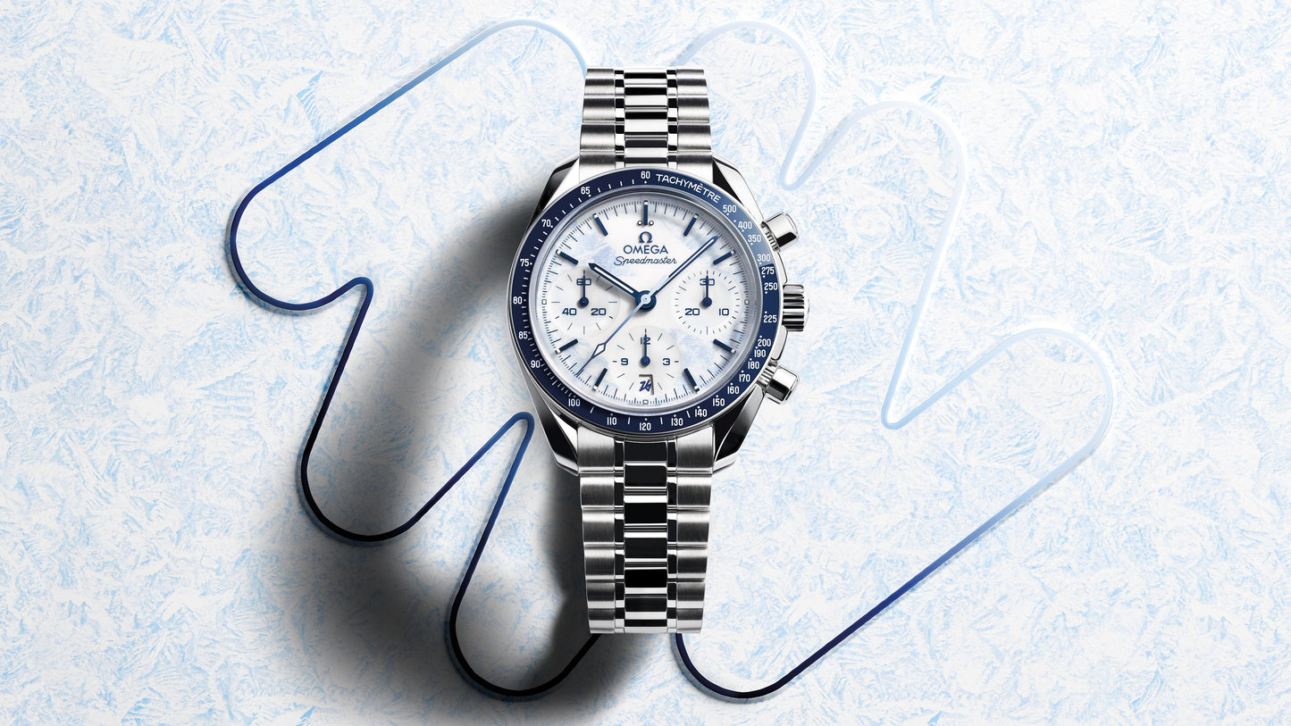 Speedmaster 38 38 mm, steel on steel