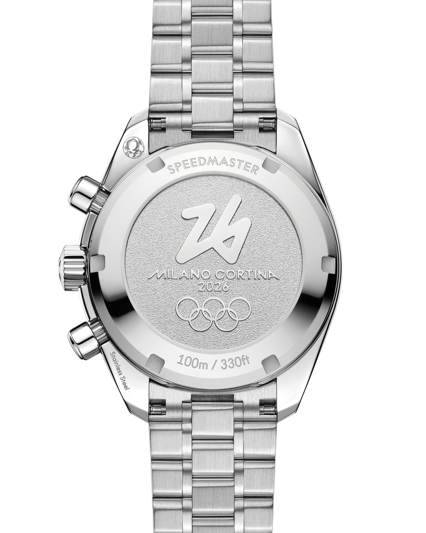 Speedmaster 38 38 mm, steel on steel