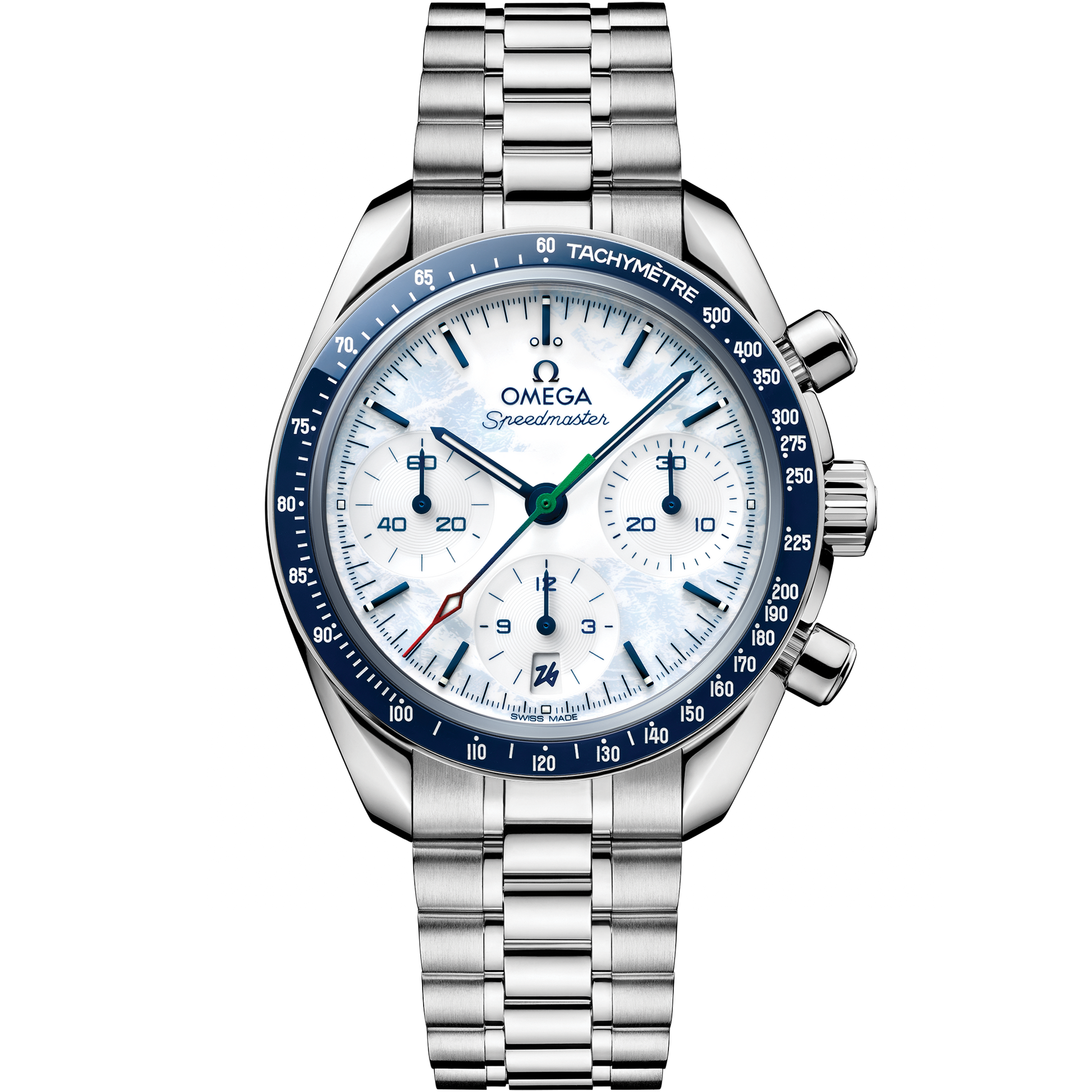 Speedmaster 38 38 mm, steel on steel