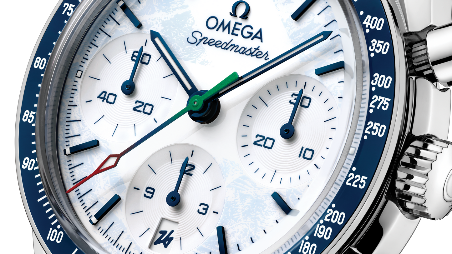 Speedmaster 38 38 mm, steel on steel