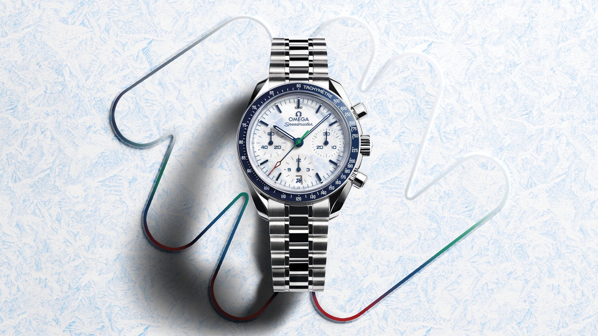 Speedmaster 38 38 mm, steel on steel