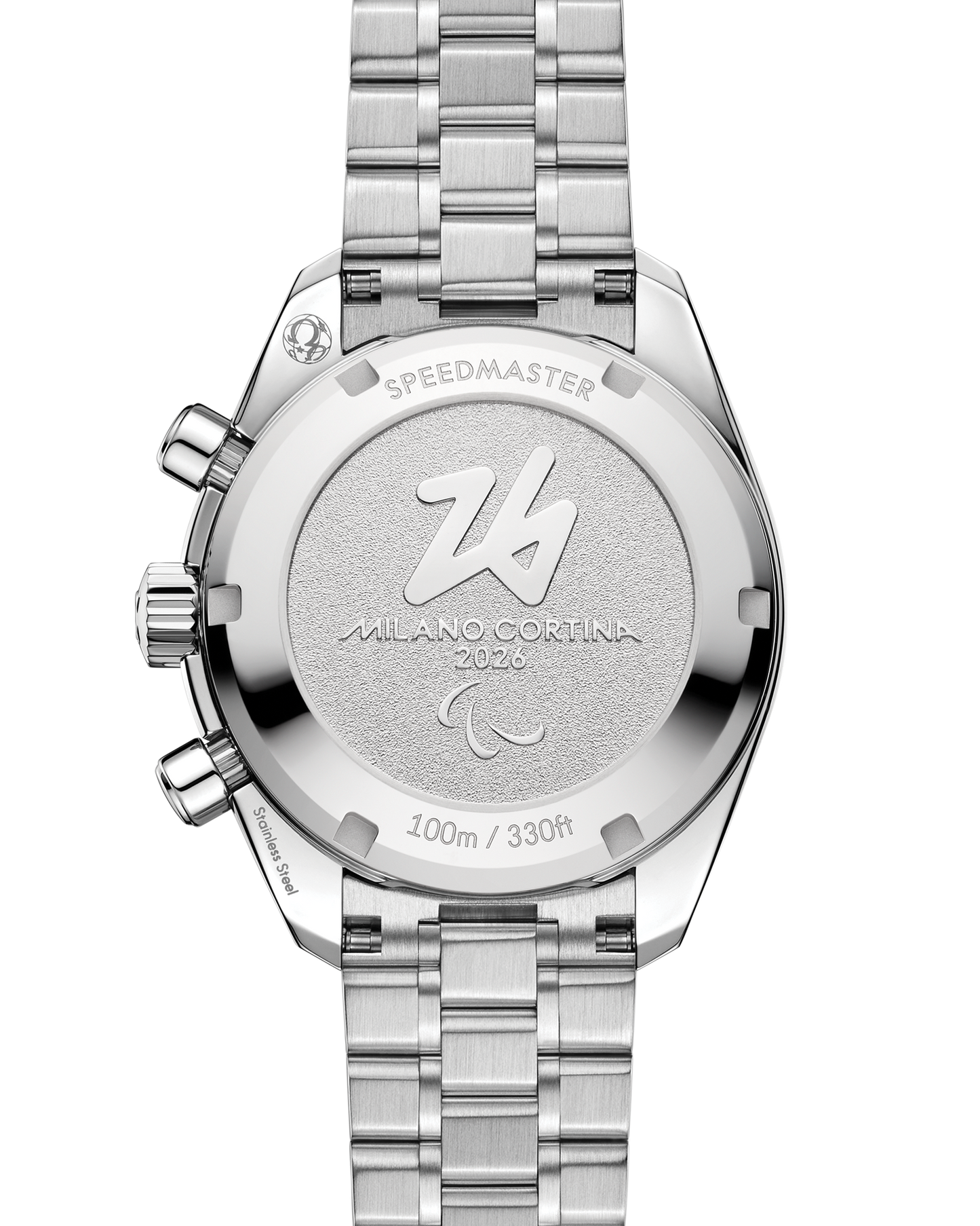 Speedmaster 38 38 mm, steel on steel