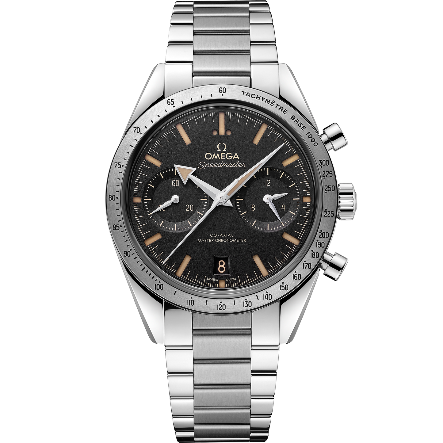 Speedmaster '57 40.5 mm, steel on steel