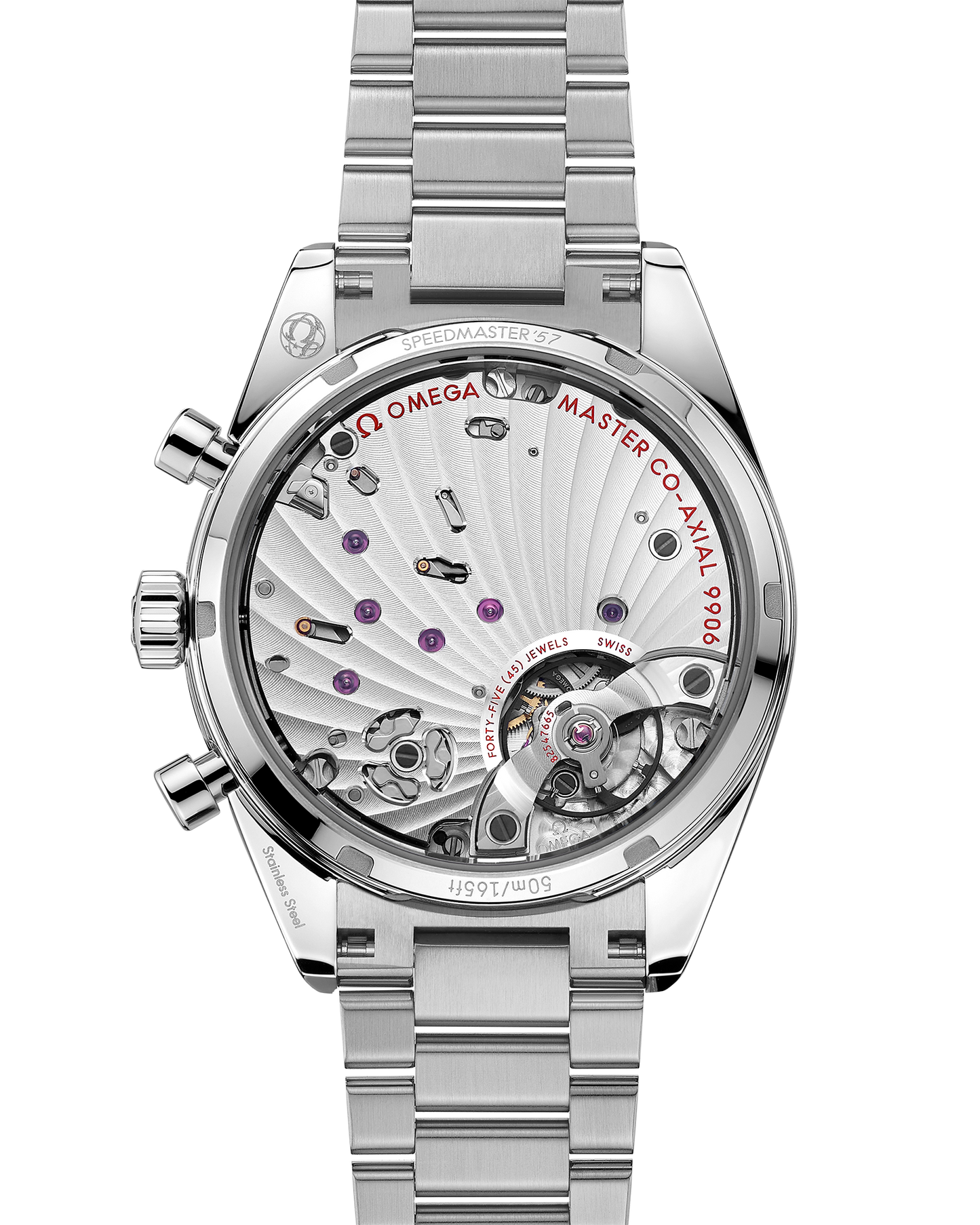 Speedmaster '57 40.5 mm, steel on steel