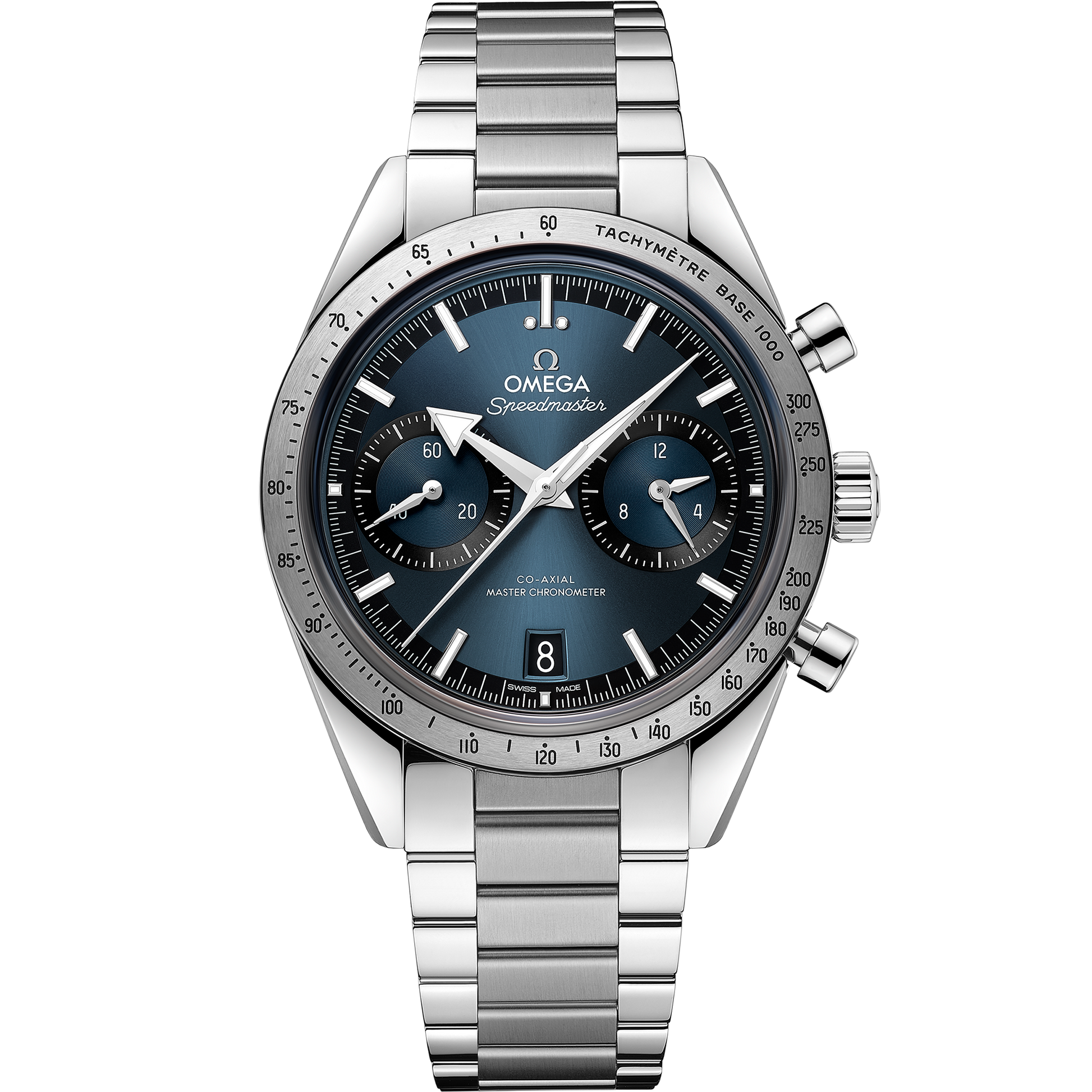 Speedmaster '57 40.5 mm, steel on steel