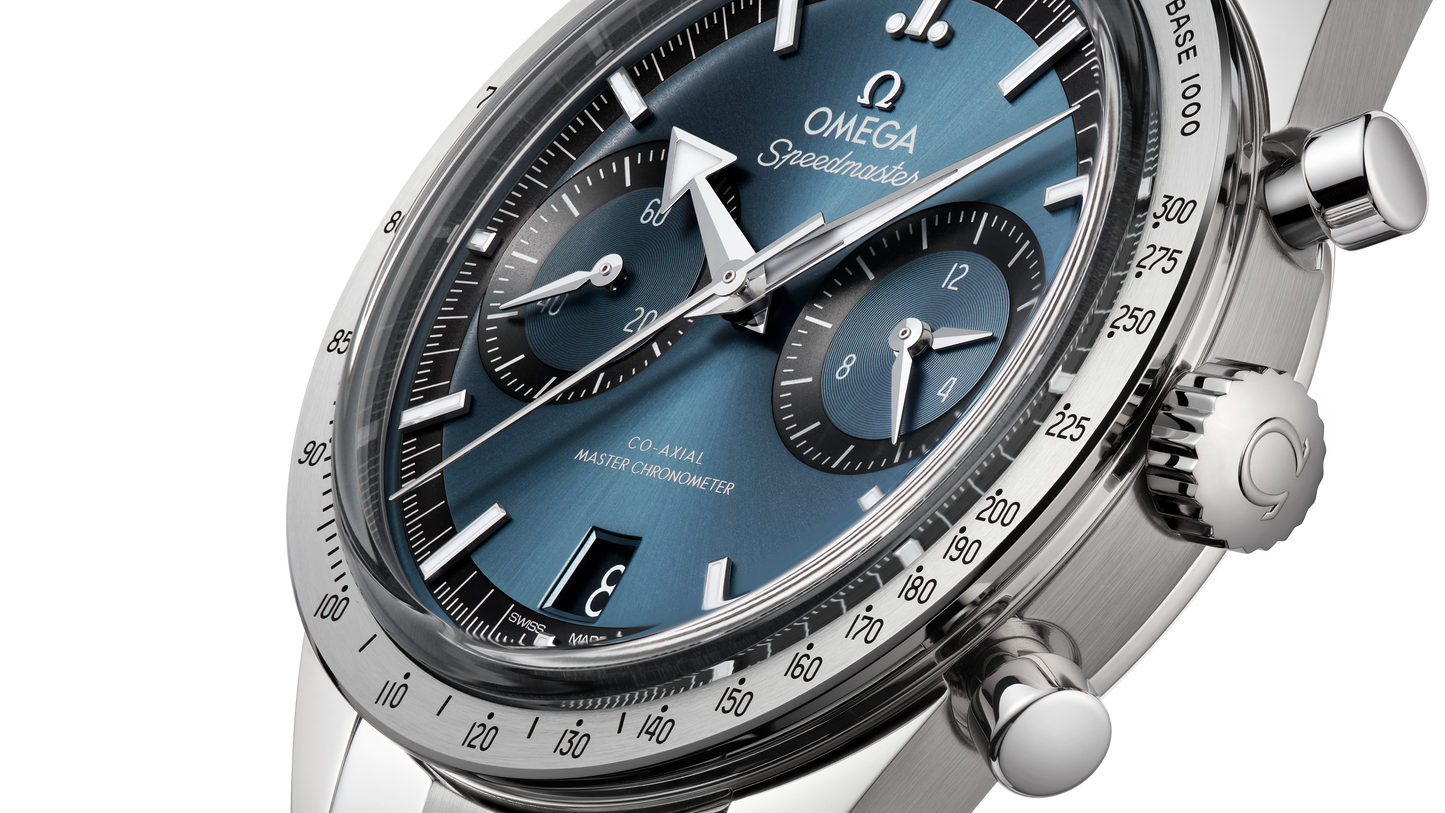 Speedmaster '57 40.5 mm, steel on steel