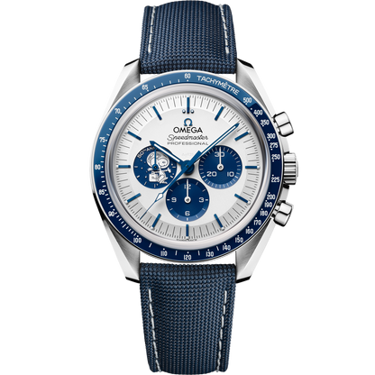Speedmaster Anniversary Series 42 mm, steel on coated nylon fabric strap