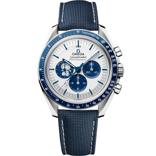 Speedmaster Anniversary Series 42 mm, steel on coated nylon fabric strap