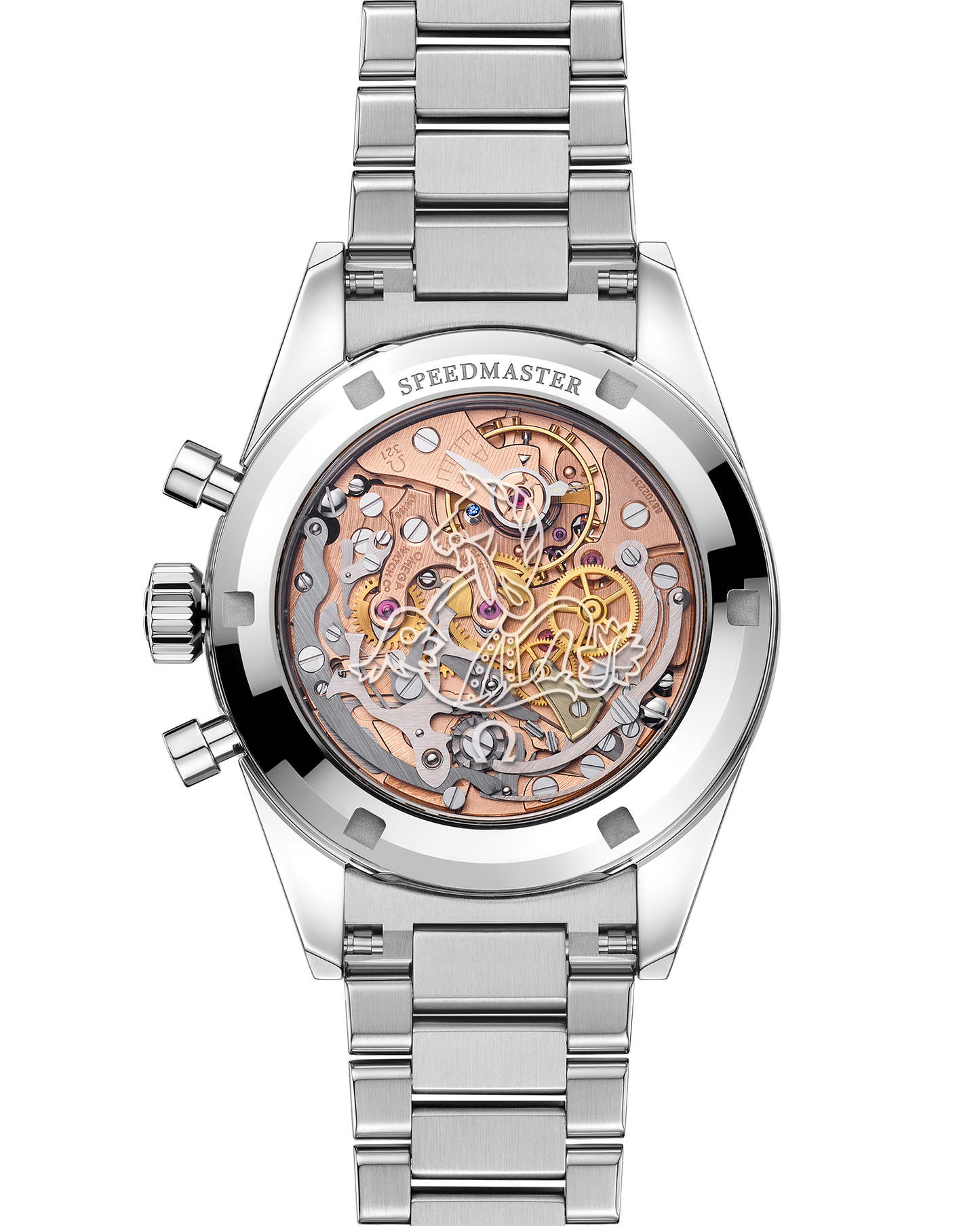 Speedmaster Calibre 321 38.6 mm, Canopus Gold™ on Canopus Gold™